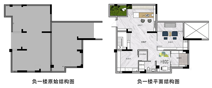 成都大晶裝飾公司256㎡現代別墅裝修 鬧中取靜獨風雅