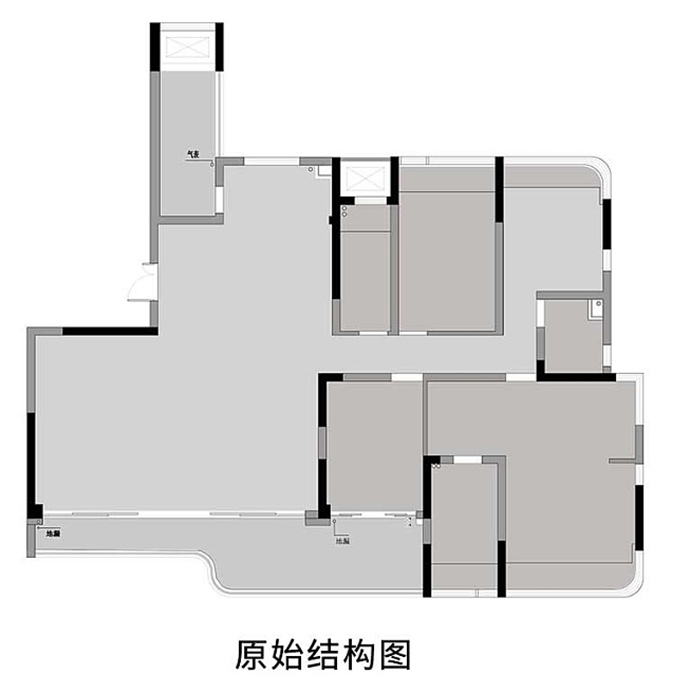 成都大晶裝飾公司185㎡現代四室大平層裝修 溫文爾雅 清眸流盼